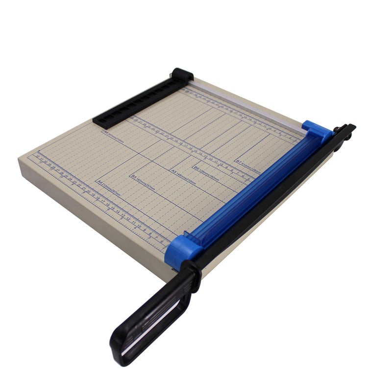 TEXALAN(R) 12" A4 Paper Cutter Multi-Purpose Trimmer for Metal Sheet, Leather, Plastic Sheet, Non-Woven Fabric, 12 Sheets 80-Gram Paper - Image 4